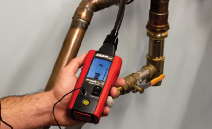 A 9207-es modell ultrahangos szivárgásérzékelő csöves hosszabbítóval
gyorsan megtalálja a költséges szivárgást zajos ipari környezetben.